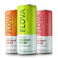 Flova Energy Drink  All Natural  Electrolytes and Minerals from Coconut Water  4 Simple Easy to Pronounce Ingredients  99% Juice  Assorted Pack of 12 Cans