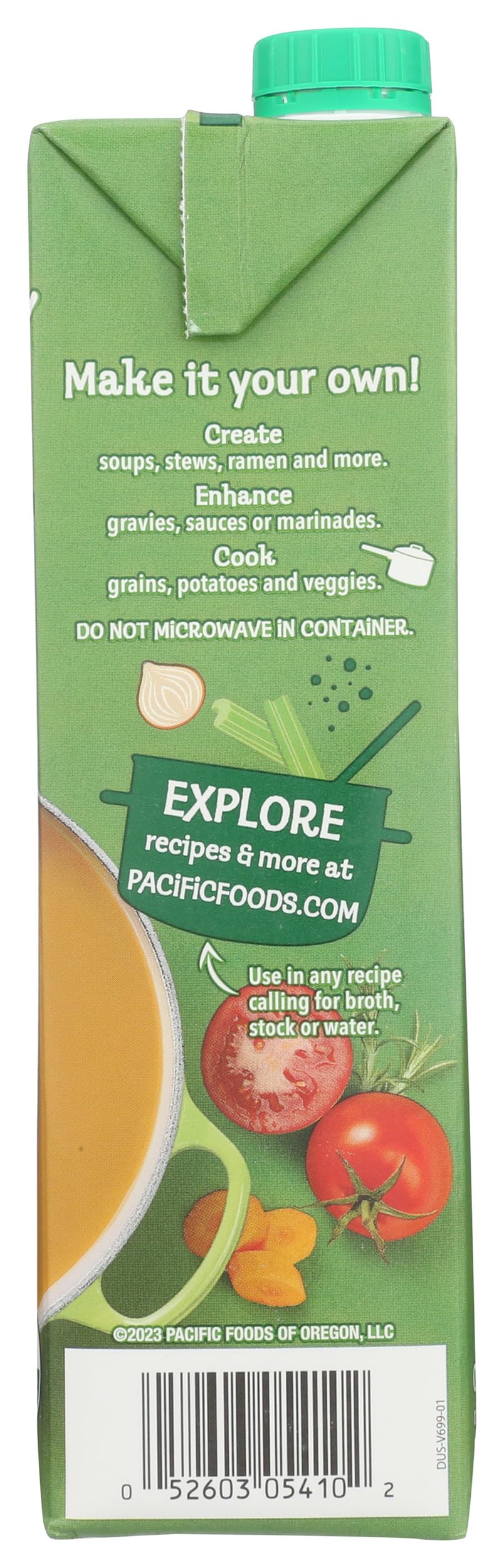 Pacific Natural Foods Organic Vegetable Broth (1 x 32 FL OZ)
