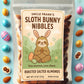Uncle Franks Sloth Bunny Nibbles - 8Oz Roasted Salted Almonds - Easter Snack For Sloth Lovers - Animal-Themed Basket Filler - Ge
