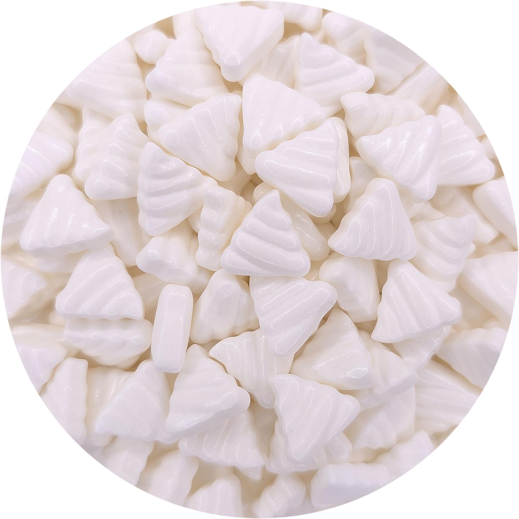 NCS White Poop Emoji or Whip Cream Shape Edible Candy Sprinkles, 8 ounces - Great for Cupcakes, Cookies, Cakes, Cakes Pops, Donu