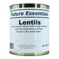 1 Can of Future Essentials Lentils, Dried, #10 Can, 5 lbs Net Weight