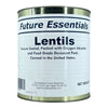 1 Can of Future Essentials Lentils, Dried, #10 Can, 5 lbs Net Weight