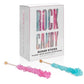 Light Blue And Pink Rock Candy Crystal Sticks - 24 Indiv. Wrapped - Cotton Candy & Cherry Flavored