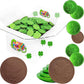 Saint Patrick's Day 1820 Clover Shamrock Lephrchaun Chocolate Green Coins, Premium Belgian Nut-Free Milk Chocolate, Kosher (1820