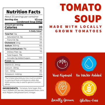Dei Fratelli Tomato Soup (10.75 Oz. Cans; 12 Pack) - Gluten Free - 5Th Generation Recipe