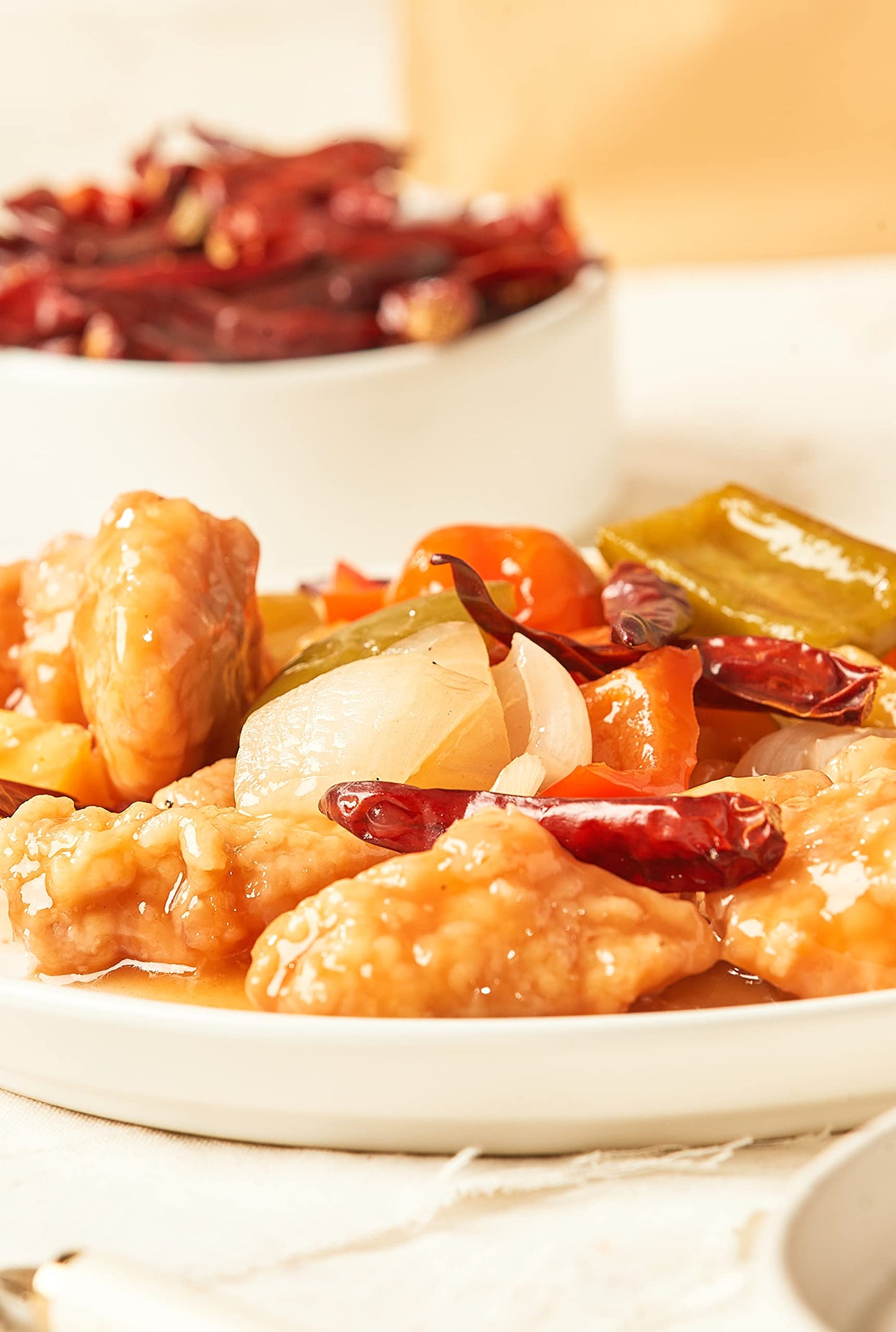 Homtiem Organic Red Jinda Dried Chili Peppers 4 Oz, The Secret Of Spiciness And Flavor, Perfect For Tom Yum Soup And Pad Thai. G