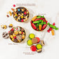 Christmas Gift Basket, Holiday Gourmet  - Variety Snack Crate- Candy Tray Food Assortment Idea- For Women, Men, Family 4 Section- Bonnie And Pop