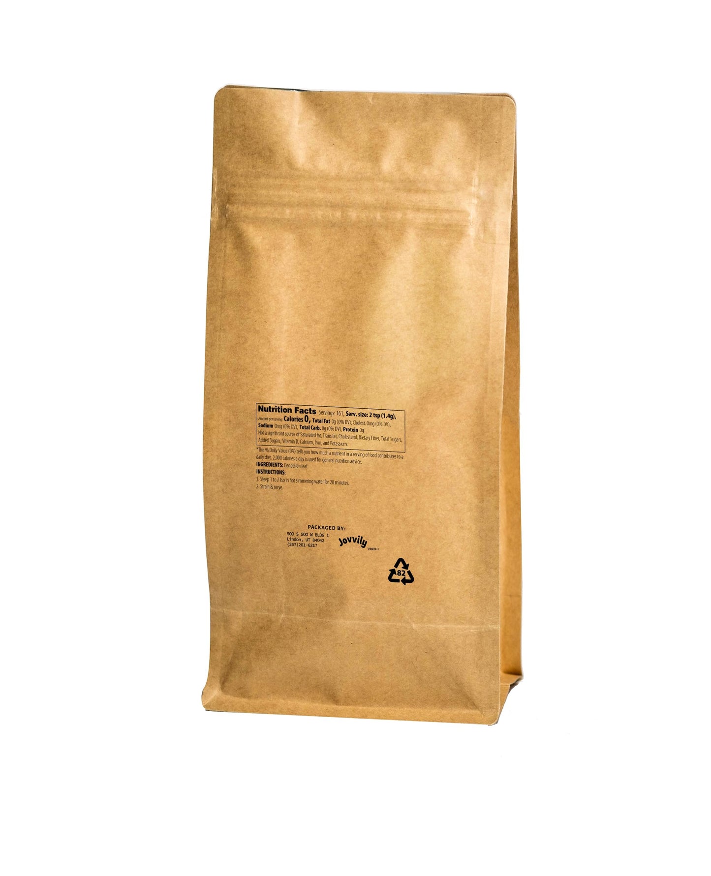 Jovvily Dandelion Leaves - 8 Oz - Cut & Sifted - Herbal Tea - Cuisine Garnish