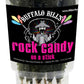 Buffalo Bills Black Cherry (Black) Rock Candy On A Stick (12-Ct Cup Black Rock Candy Crystal Sticks)