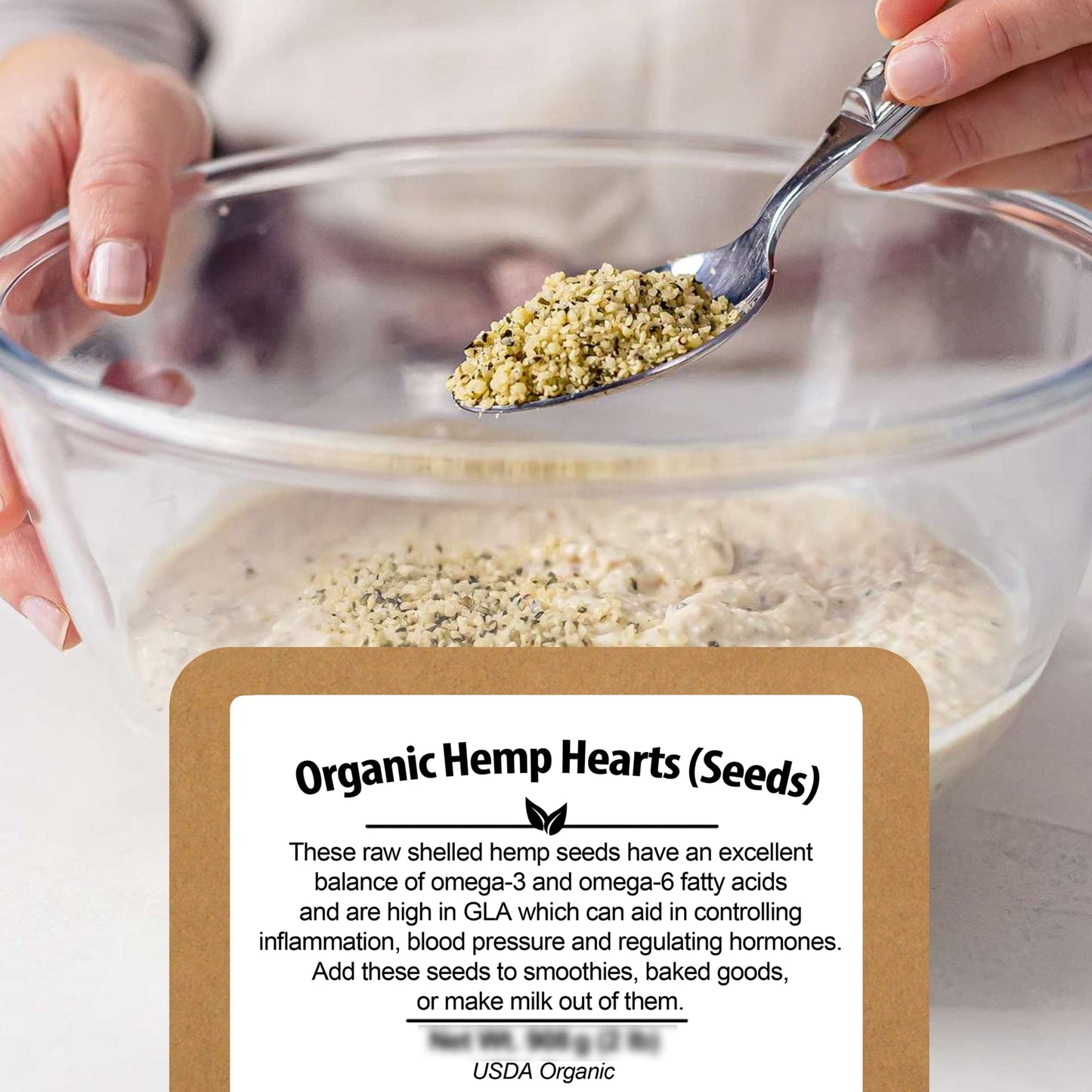 Hemp Seeds Organic Bulk 2.8Lb - Raw Shelled Hemp Seeds By Be Still Farms - Usda Organic | Usa Grown | Non-Gmo | Gluten Free | Vegan |Hulled Hempseeds