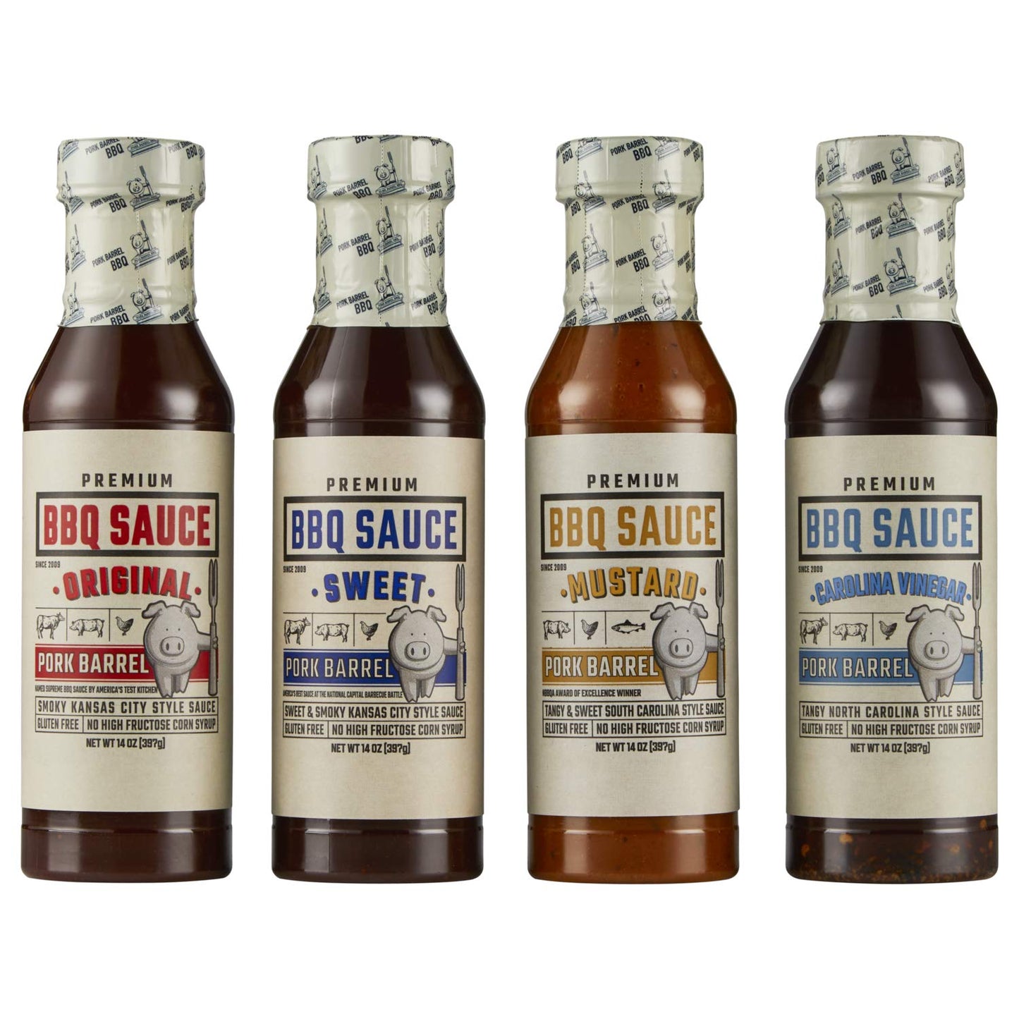 Pork Barrel Bbq Gifts For Men Set – Bbq Sauce Gift Set | The Ultimate Grilling Gift | Great On Chicken Wings, Pork, And Steak | Birthday Gifts, Gifts For Him