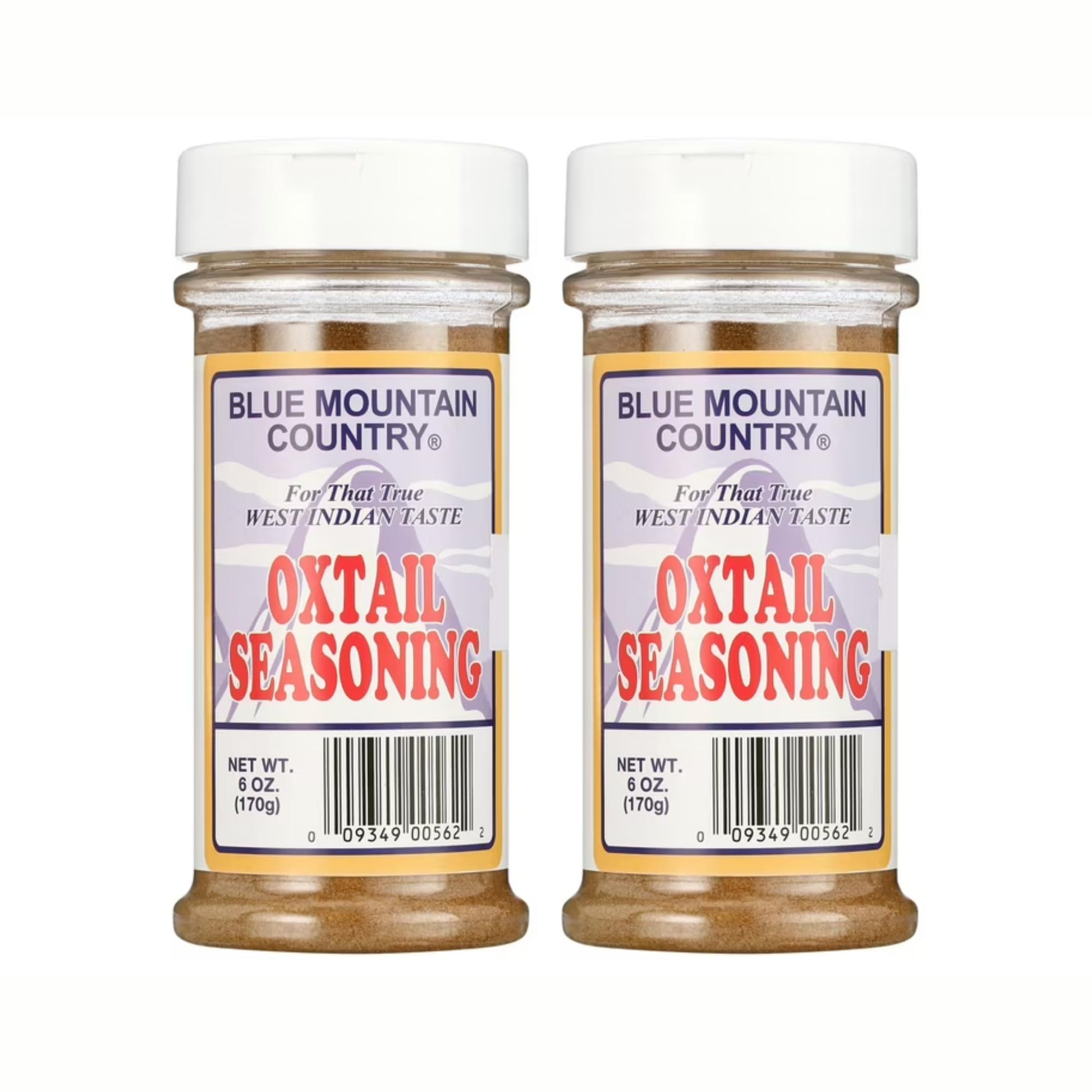 Blue Mountain Country Jamaican Oxtail Seasoning, 6 oz - Authentic Caribbean Spice Blend for Oxtail, Beef, Chicken, Soups, Stews 