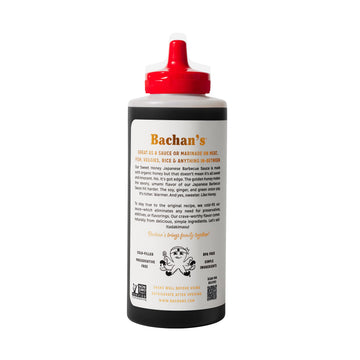 Bachan'S - Sweet Honey Japanese Barbecue Sauce, 17 Oz, Small Batch, Non Gmo, No Preservatives, Bpa Free. Condiment For Wings, Ch
