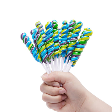 Twist Rainbow Lollipops,Individually Wrapped Bulk Unicorn,For Kid'S Birthday Party,12G Guava Flavor 22 Count