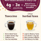 Teeccino Herbal Tea - Vanilla Nut, Caffeine-Free, Prebiotic, 10 Tea Bags, Pack of 4