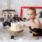 Rssta i Hockey Cake Topper, Glitter Ice Hockey Player, Cardstock, Design 4 Black, Perfect for Birthday Party Decorations
