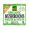 Native Forest Organic Mushrooms Pieces & Stems  Canned Mushrooms, Low Fat, Low Calories, Non-Gmo Project Verified, Usda Organic 