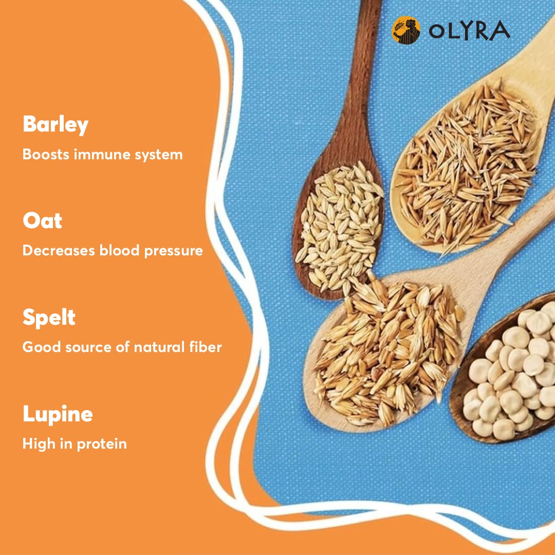 Olyra Breakfast Biscuits Cinnamon Tahini, Kids Healthy Snacks, Low Sugar, High Fiber, Plant-Based Protein Cookies, Organic Break