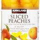 Kirkland Sliced Peaches, 24 Ounce (Pack of 4)