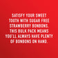 Swiss Imports Sugar Free Bonbons Hard Candy Drops, Strawberry, 200 Individually Wrapped Pieces, 500G/17.6Oz