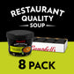 Campbell'S Slow Kettle Style Tomato & Sweet Basil Bisque, 15.5 Oz. Tub (Pack Of 8)