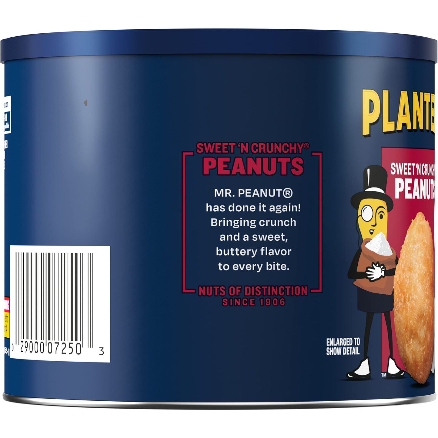 Planters Sweet N Crunchy Peanuts, 10 oz Can, Pack of 6