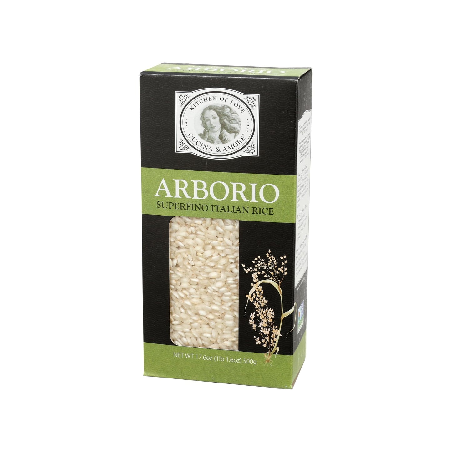 Cucina & Amore Superfino Italian Arborio Rice - 8.8 Lbs (17.6Oz X 8 Pack) | Pantry Perfect, Vegetarian, Ideal For Risotto And Cr
