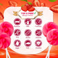 ZOFIA SWEET 32 Pack Twisty & Swirl Lollipops, Individually Wrapped, Pink, Baby Shower & Party Favors, No Artificial Dyes or Flavors