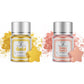 Gold Rose Gold Luster Dust Edible Glitter Drinks Set - Food Grade Cake Dust Shimmer Powdered, Vegan Edible Metallic Powder Food 