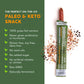 Paleovalley Venison Sticks – 10 Pack – Keto-Friendly, High Protein, Low-Calorie, Gluten-Free Meat Snack