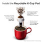 The Original Donut Shop Cookie Dough So Delicious, Keurig Single Serve K-Cup Pods, Flavored Coffee, 72 Count (6 Packs of 12)