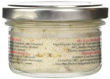Urbani Truffles, White Truffle Salt Seasoning - Gu  rande black Sea Salt Infused with Real Truffle for Exceptional Flavor Enhanc