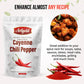 Arigold Organic Cayenne Pepper Powder - Non-GMO, Vegan, 6 oz Resealable Bag