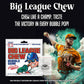Big League Chew- Outta Here Originalflavored Shredded Bubble Gum- 3 Pack- 2.12Oz Each Plus Rus Candy Company Pocket Bag Bundle (
