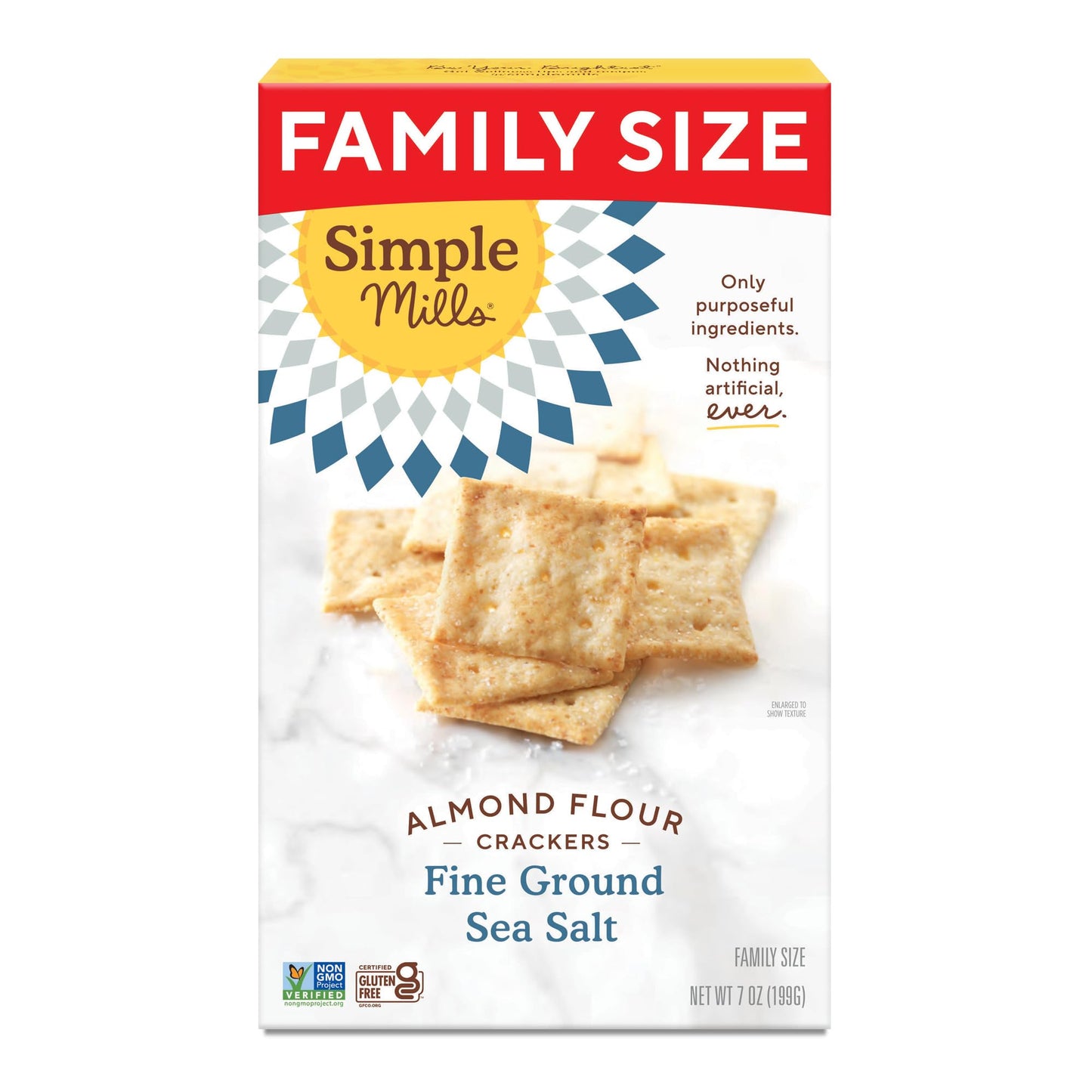 Simple Mills Almond Flour  Ers, Family Size, Fine Ground Sea Salt - Gluten Free, Vegan, Healthy Snacks, 7 Ounce (Pack Of 1)