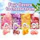 COKOC Peelable Gummy Variety Pack - 4 Individual Packs in Mango, Grape, White Peach & Lychee Flavors Candy Treats
