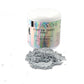 Decosavour Silver Gray Luster Dust - Edible Food Coloring Powder for Cakes and Drinks, 15g Pack, Vegan, Gluten Free