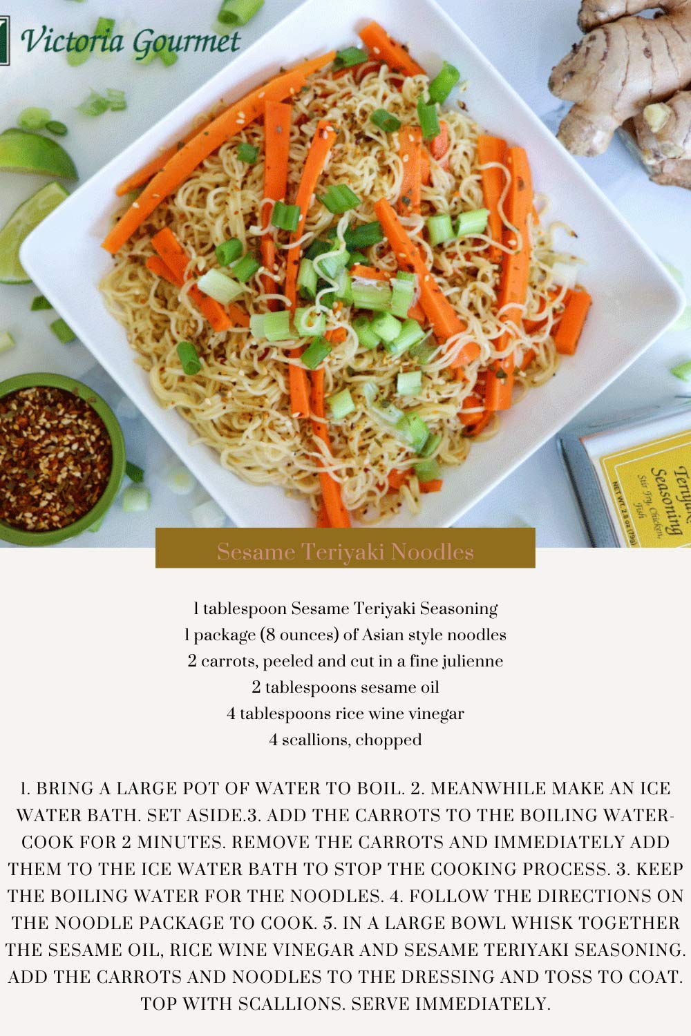Sesame Teriyaki- Great For Stir-Fry, Noodles, Rice, Pho And More. (5.1 Oz Jar - Set Of 2)