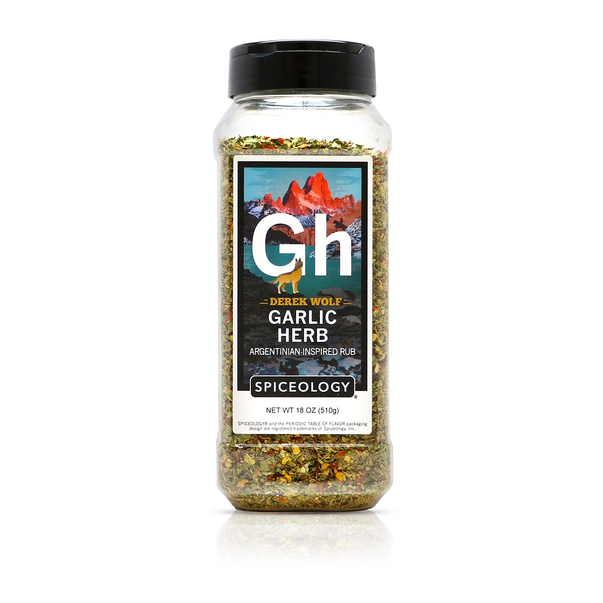 Spiceology & Derek Wolf - Garlic Herb - Argentinian-Inspired BBQ Rub - Barbeque Spices and Seasoning Blends - Use On: Lamb, Chic