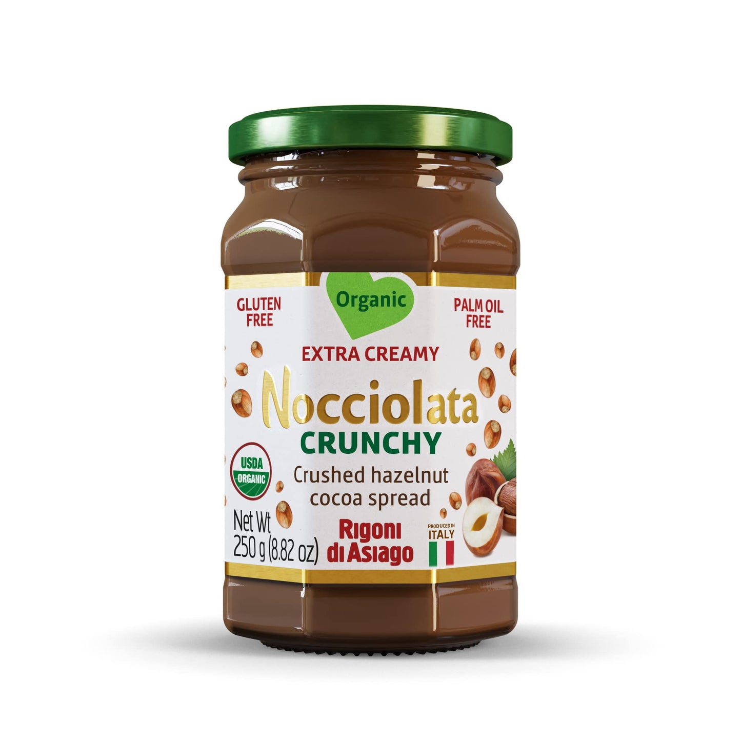Nocciolata - Spread Organic Hazelnut Cocoa Crunch - Case Of 6-8.82 Ounces