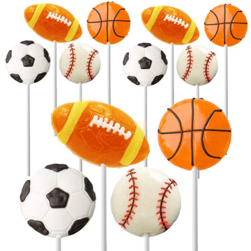 Fruidles Super Sports Ball Candy Basketball, Football, Soccer, and Baseball, Individually Wrapped Sport Super Variety Pack - (Pa