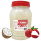 Fusion Select Lychee Jelly Coconut Jelly with Fruit Flavored for Bubble Tea, Yogurt, Ice Cream, Beverage, Fruit Tea, and Snow Fl