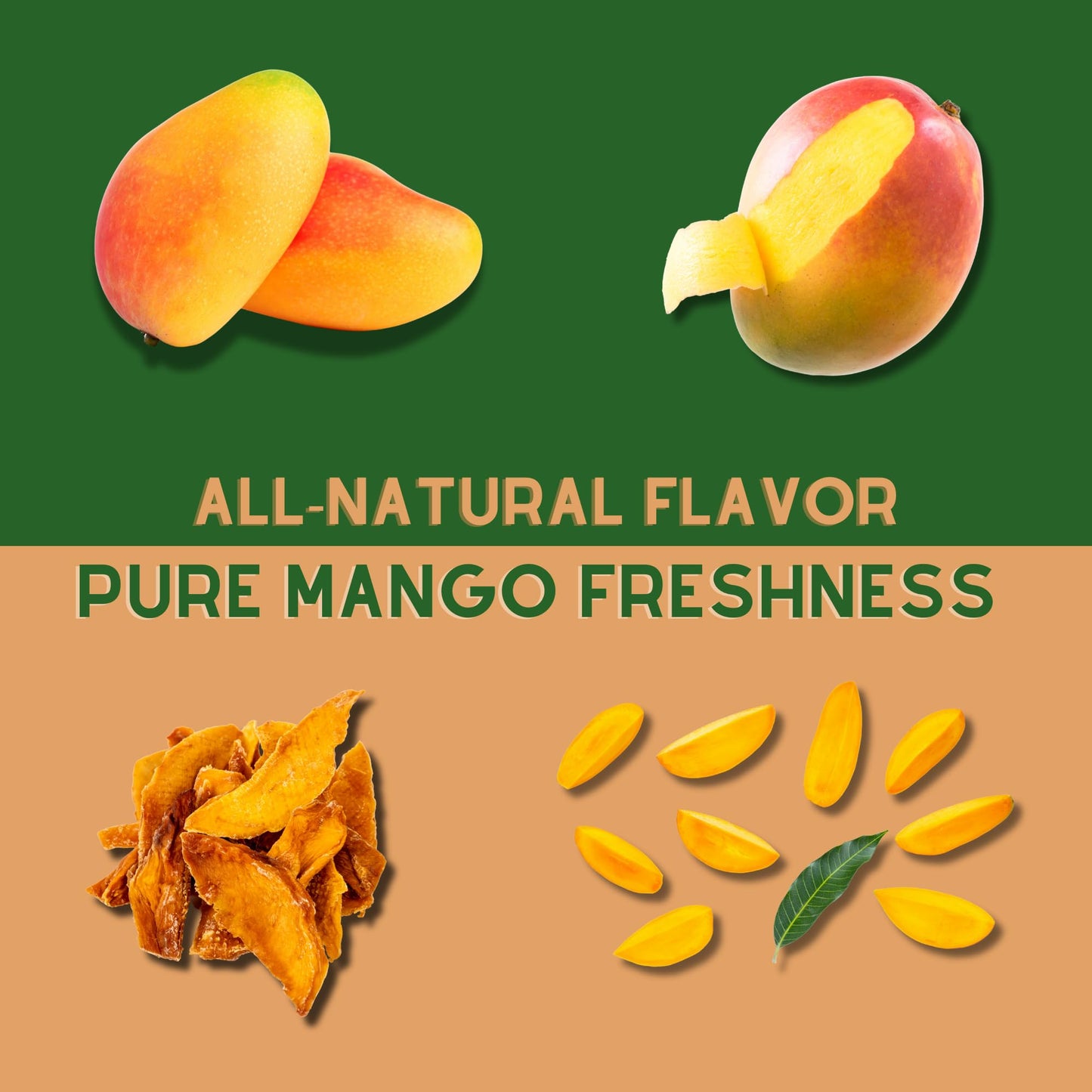 Fruitcraft Dried Mango No Sugar Added 5.5Lbs | Pure, Fresh Mango Chunks Flavor In Bulk | All-Natural Dried Mangoes For Snacking, Baking, And More | Enhanced Dry Fruit Mango Slices