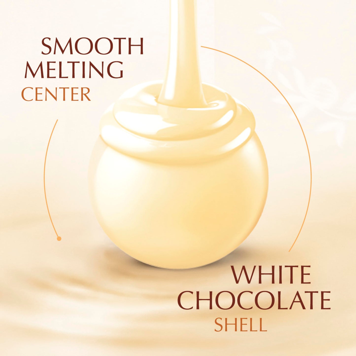 Lindt Lindor White Chocolate Candy Truffles, Chocolates With Smooth, Melting Truffle Center, 8.5 Oz. Bag