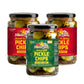 Famous Dave's Pickle Variety Bundle - 2 pck Sweet n' Spicy Pickle Chips & 1 pck Spicy Dill Pickle Chips (72 oz.)