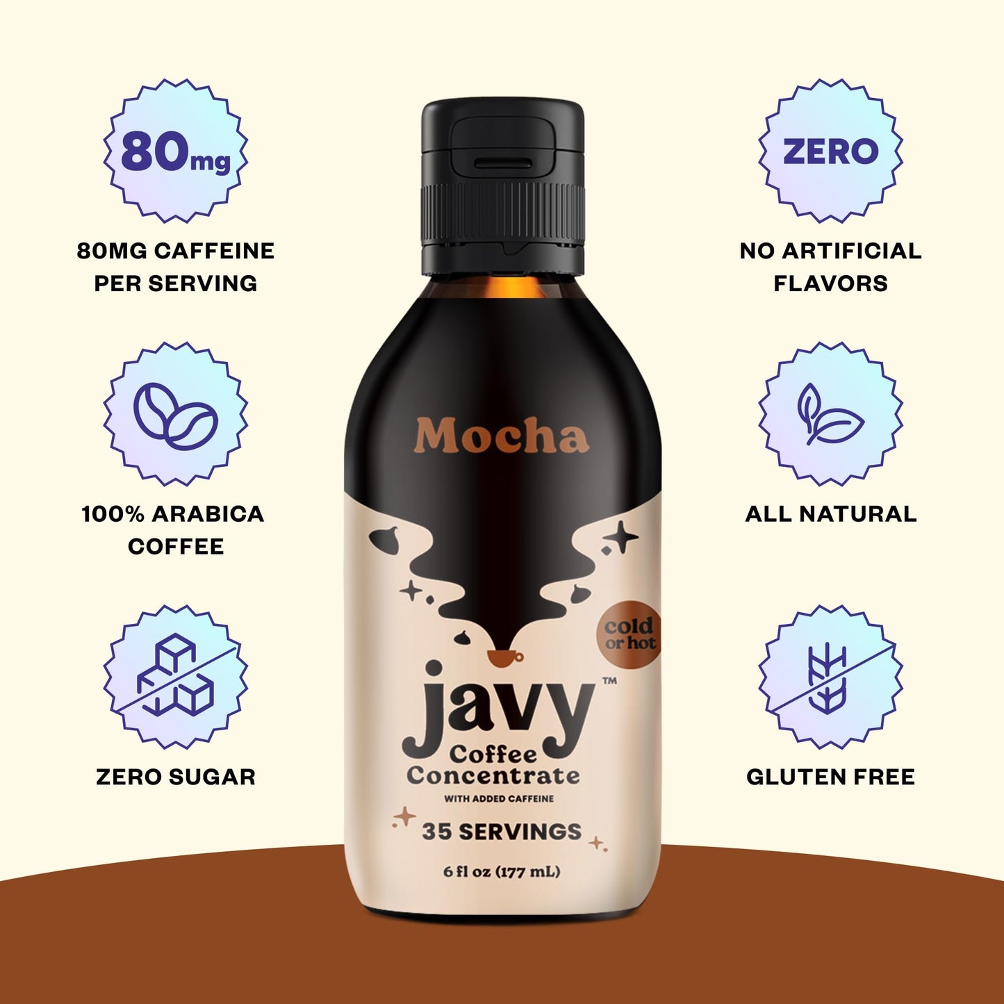 Javy Coffee Concentrate - Cold Brew Coffee, Perfect For Instant Iced Coffee, Cold Brewed Coffee And Hot Coffee, 35 Servings - Mo