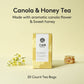 Osulloc Canola & Apricot Tea (Aromatic Canola Flower & Apricot), Premium Blended Tea From Jeju, Tea Bag Series 20 Count, 1.06 Oz