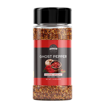 Birch & Meadow, Ghost Pepper Flakes, 250,000+ Shu, Extremely Hot Bhut Jolokia Chile Peppers (1.8 Ounce)
