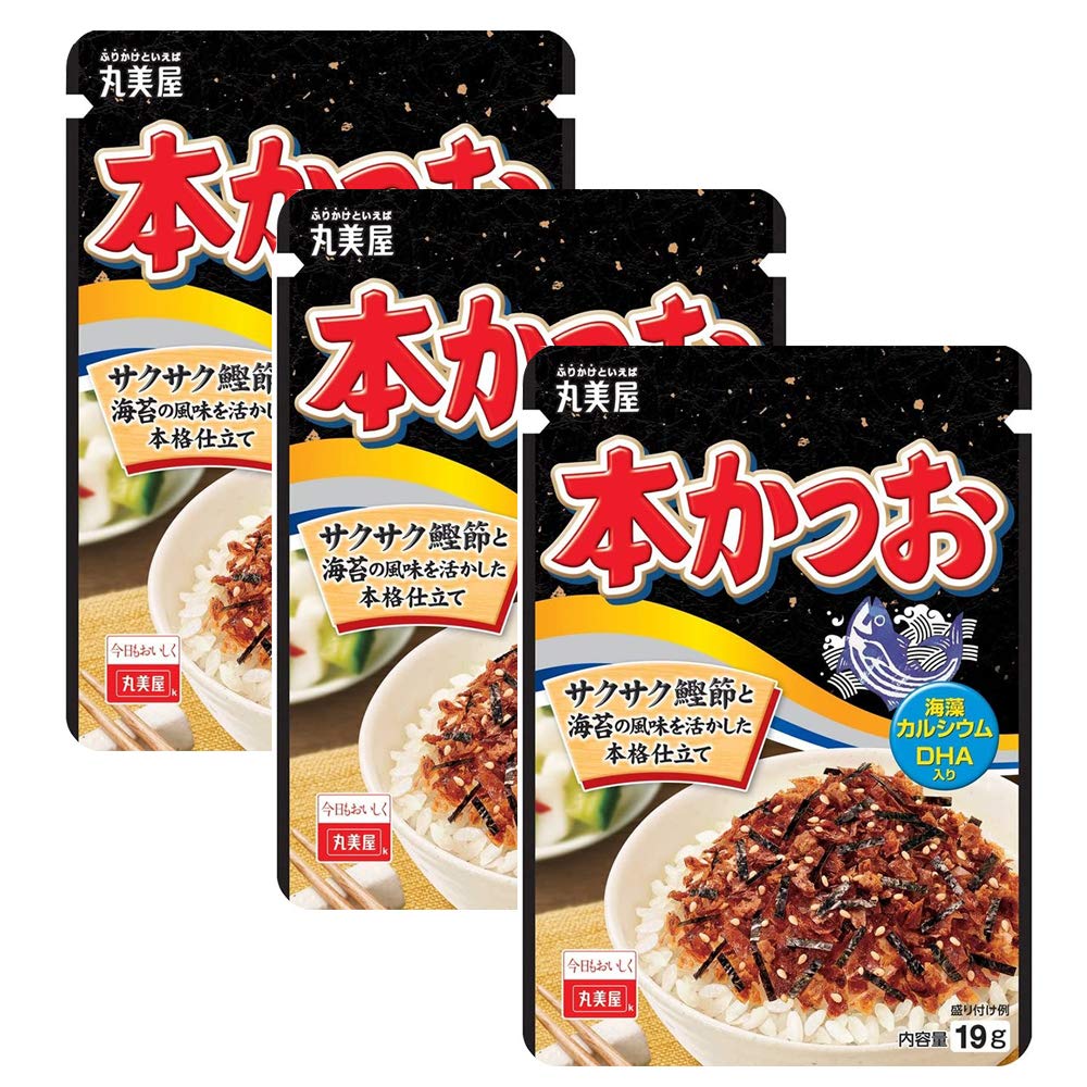 Bonito 0.7oz 3pcs Japanese Sprinkled Over Rice Ninjapo