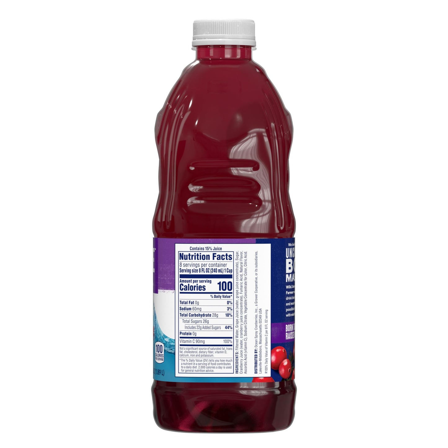 Ocean Spray Cran-G Cranberry G Juice Drink  64 Fl Oz Bottle